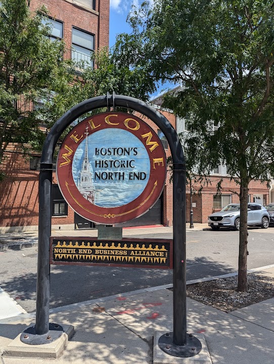Boston North Historic North End Sign